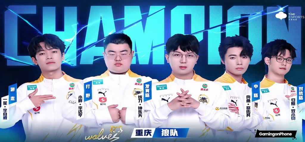 Wolves is the King Pro League (KPL) Spring 2024 Champion cover